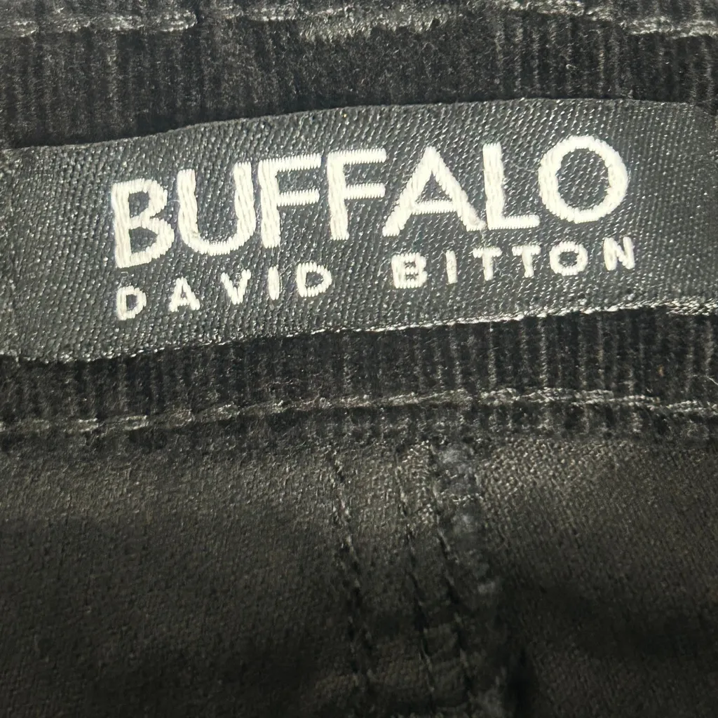 Buffalo David Bitton Black Corduroy Skinny Pants Women’s Size 6/28..(A276) - Image 7