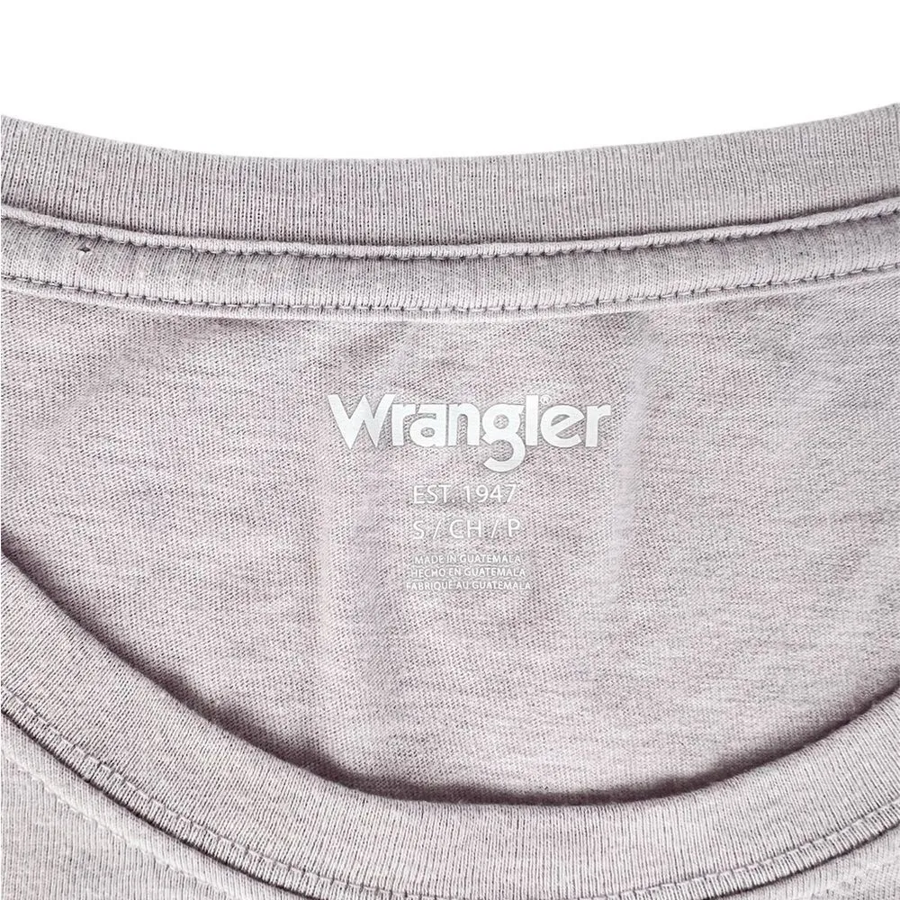 Wrangler Light Purple Mountain Valley Logo Cropped Tee Size Small - Image 5