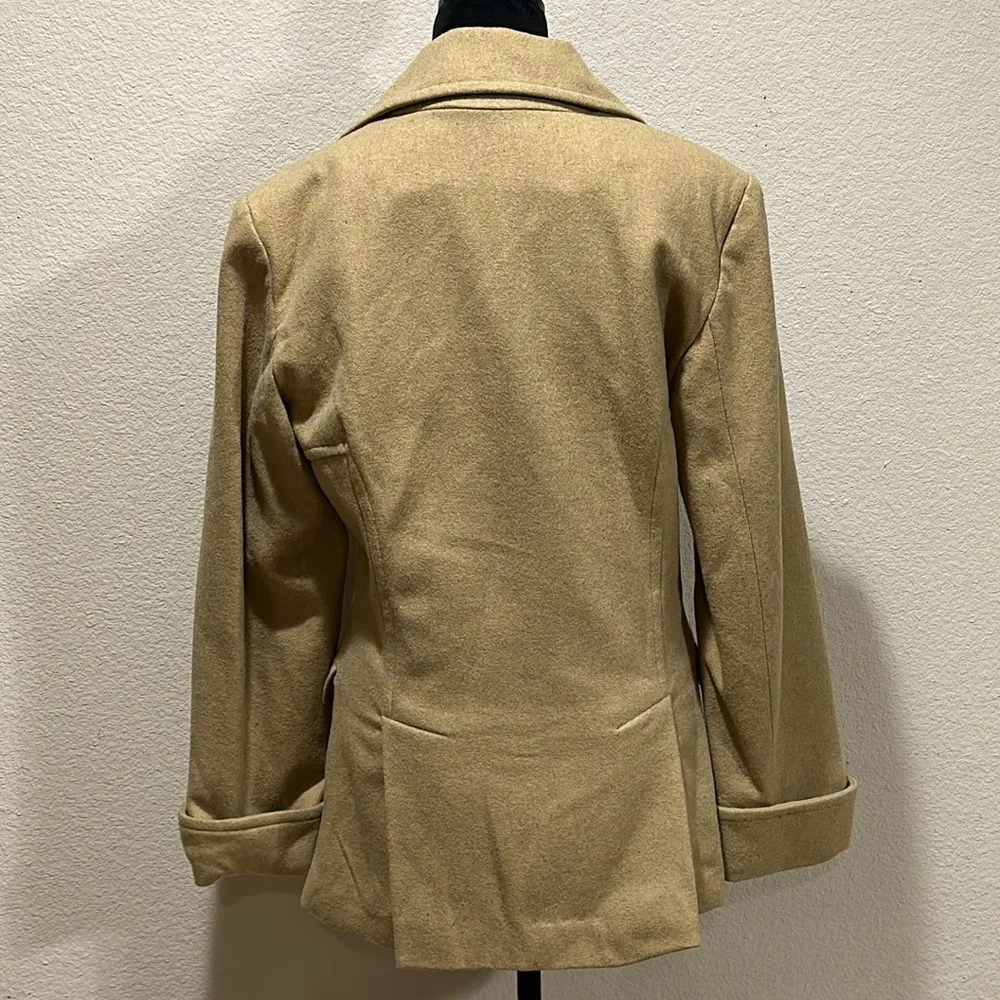 Tan Steve & Barry’s Pea Coat - Image 2