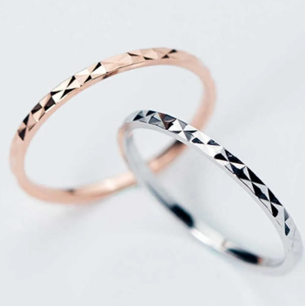 NEW 18k/.925 Rose Gold Dainty‎ Stacking Midi Pinky Knuckle Ring - Image 8