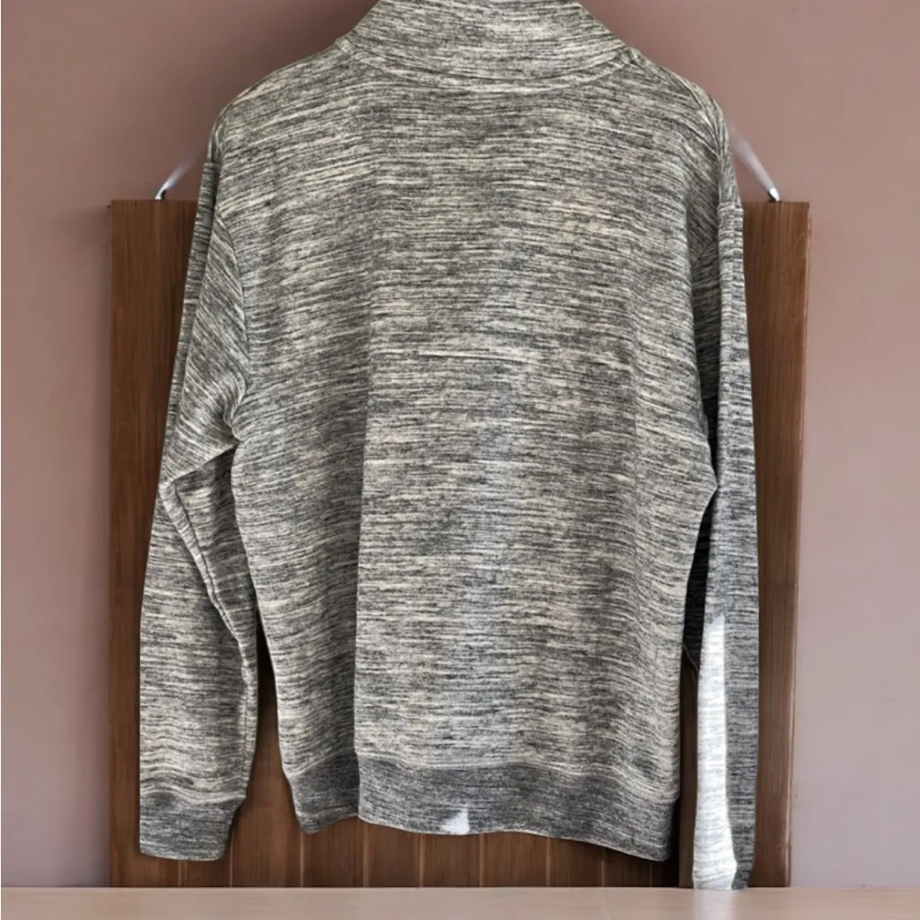 Pink Victoria’s Secret Campus Quarter Zip Pullover Marl Gray - Image 9