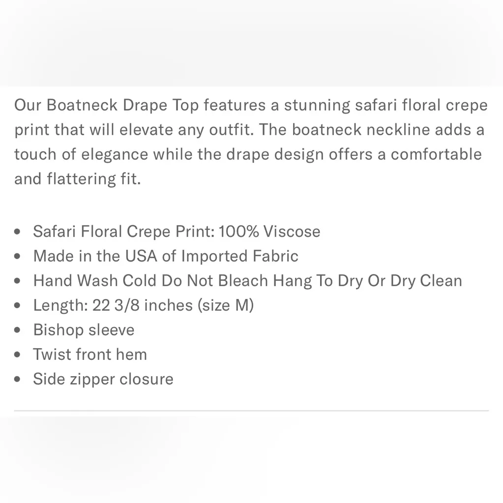 Karen Kane boat neck Brown and yellow 💯 viscose Bishop Sleeve Blouse. Size M.NWT - Image 5