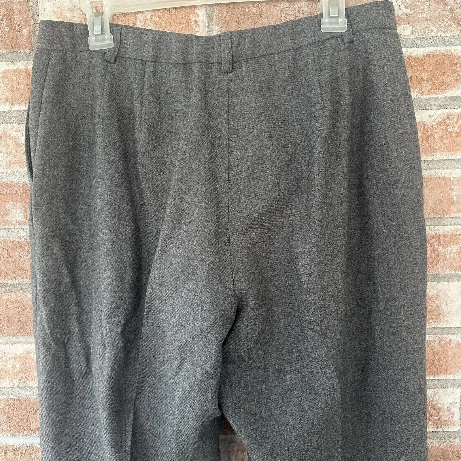 Pendleton 100% Wool Gray Trousers Pants Size 12 - Image 5