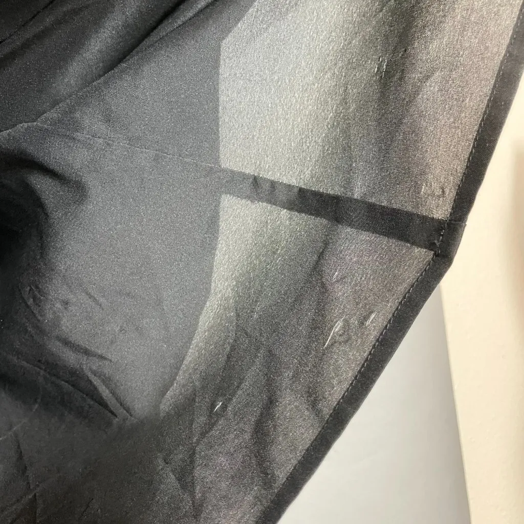 LOFT Dress Pleated‎ Black Green Hearts Mini Size 4 Cap Sleeves Valentine's Day - Image 11