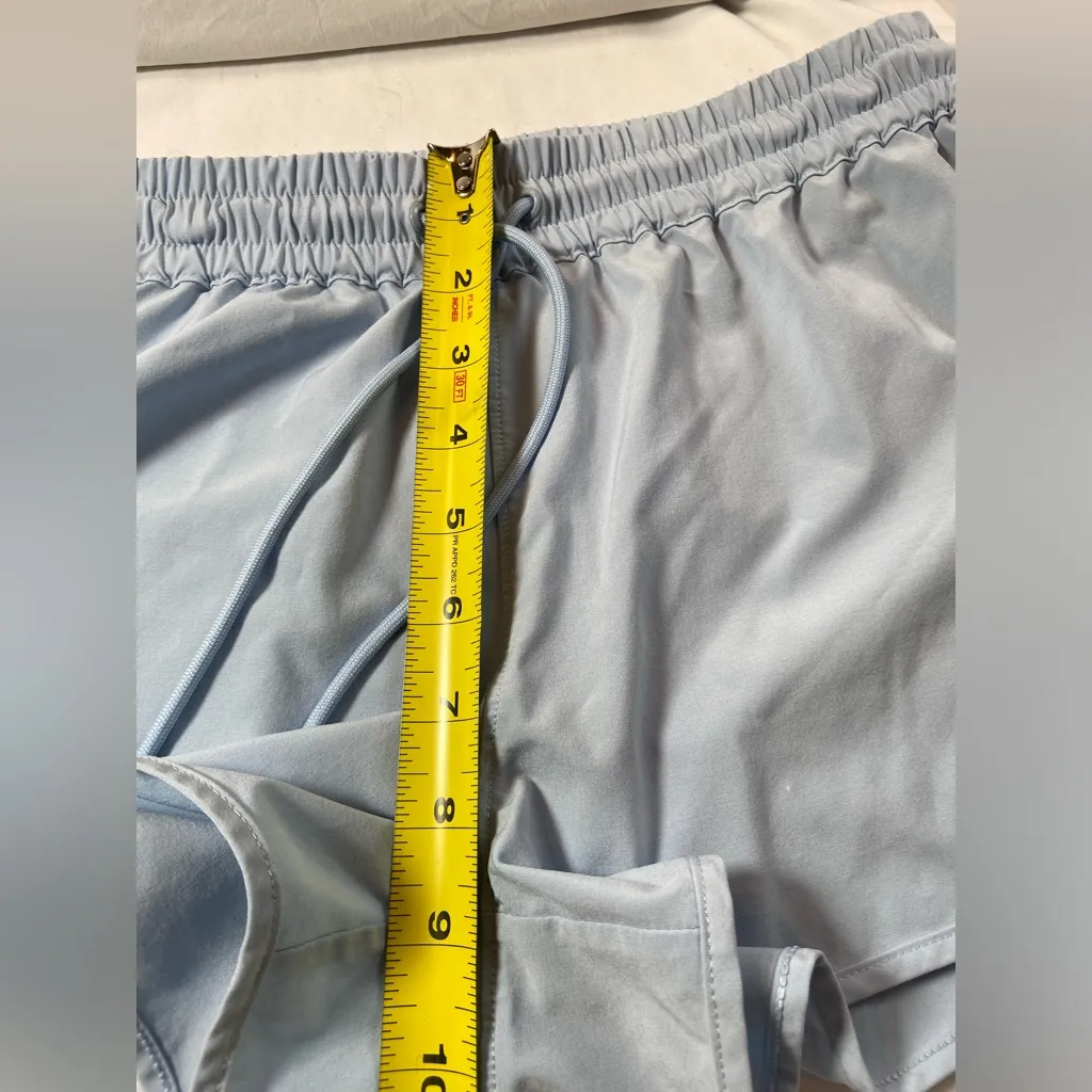 TnAction running shorts‎ elastic waist size small Blue - Image 5