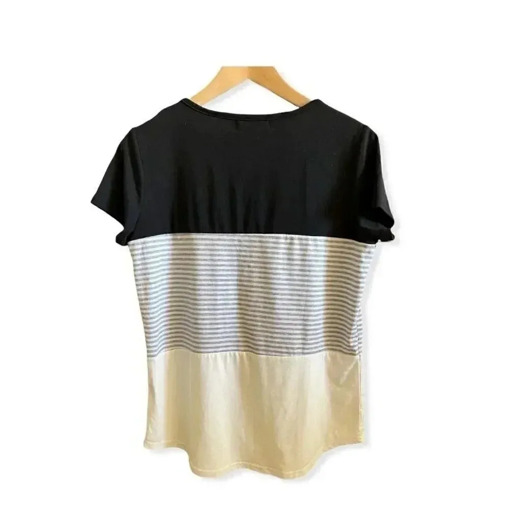 Yun Jet Color Block Women's Short Sleeves T - Image 2