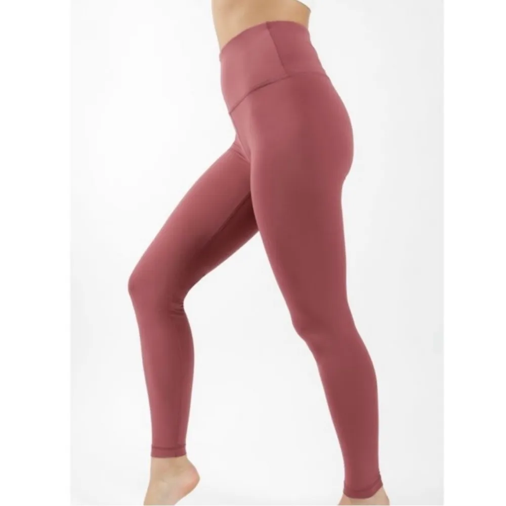 Yogalicious Lux Rouge Blush Womens High Waist Ultra Soft Leggings - Image 3