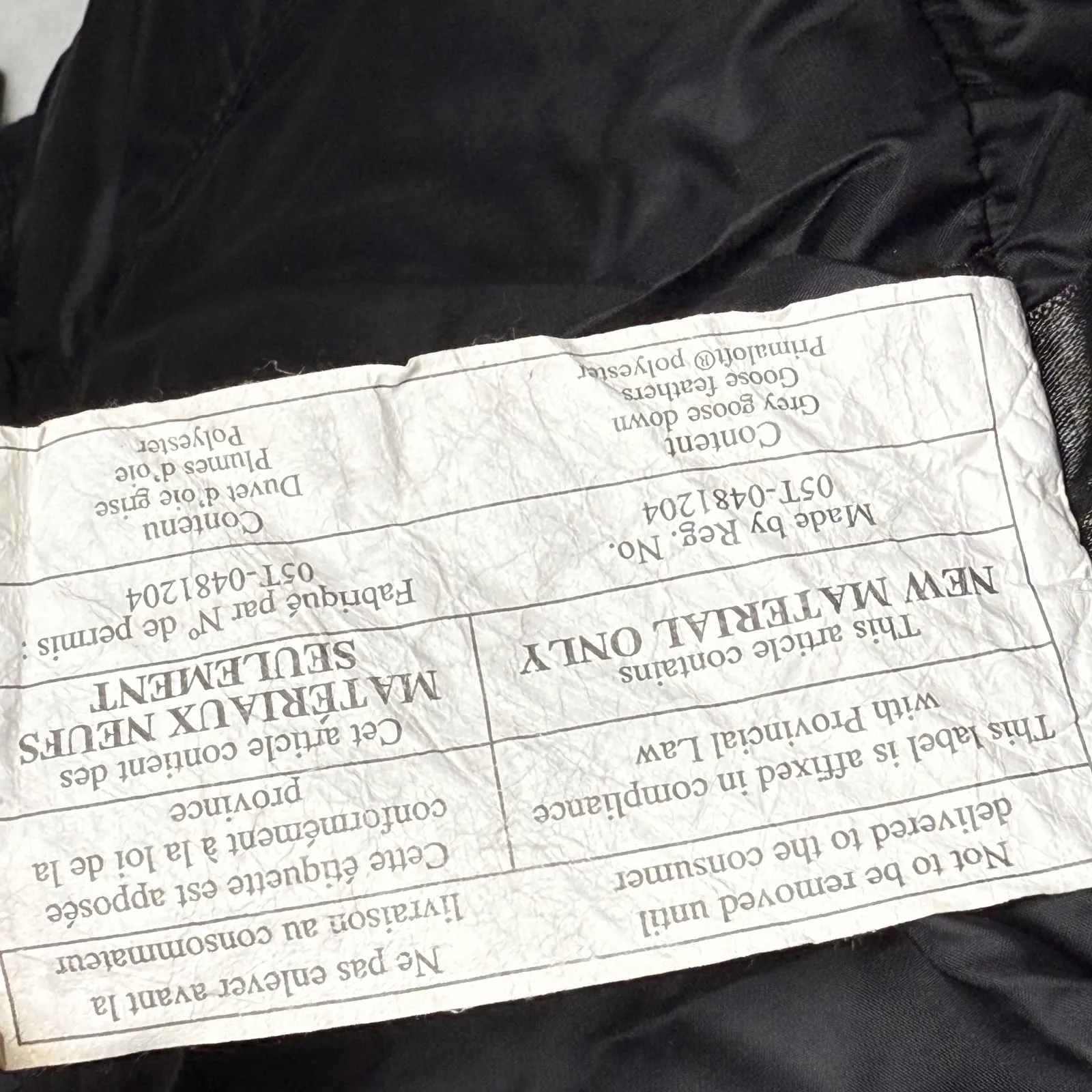 Lululemon Down Puffer Coat‎ Lightweight Packable Jacket Black Size 4 - Image 8