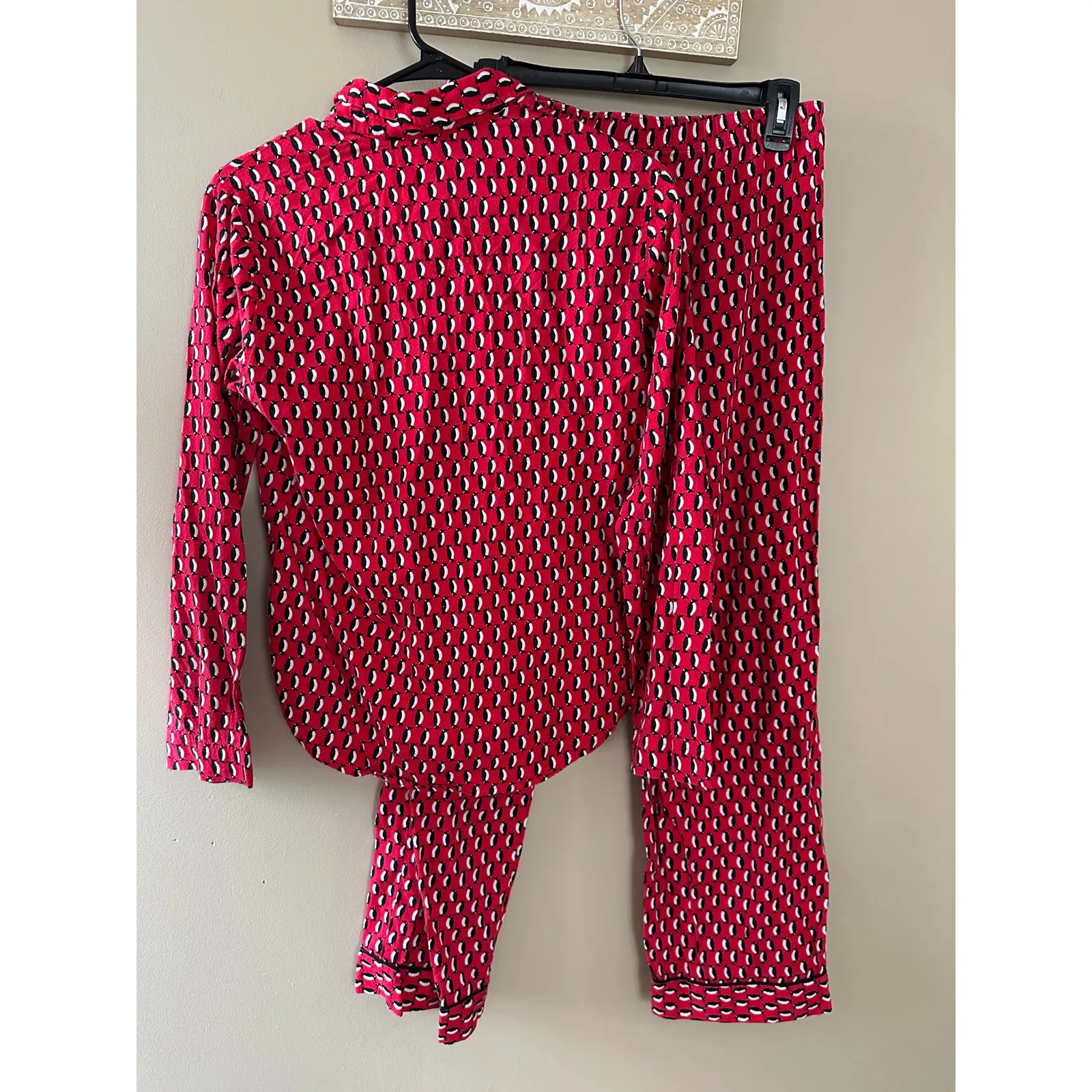 Victoria's Secret Red Penguin Cotton Pajama Pant Set - Image 6