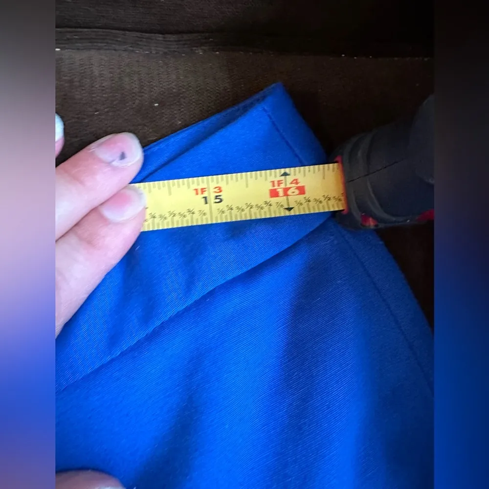 Rafaella Curvy Capri Pants SZ 12 1 Button Zipper And 2 Clip Hooks Front Closure - Image 12