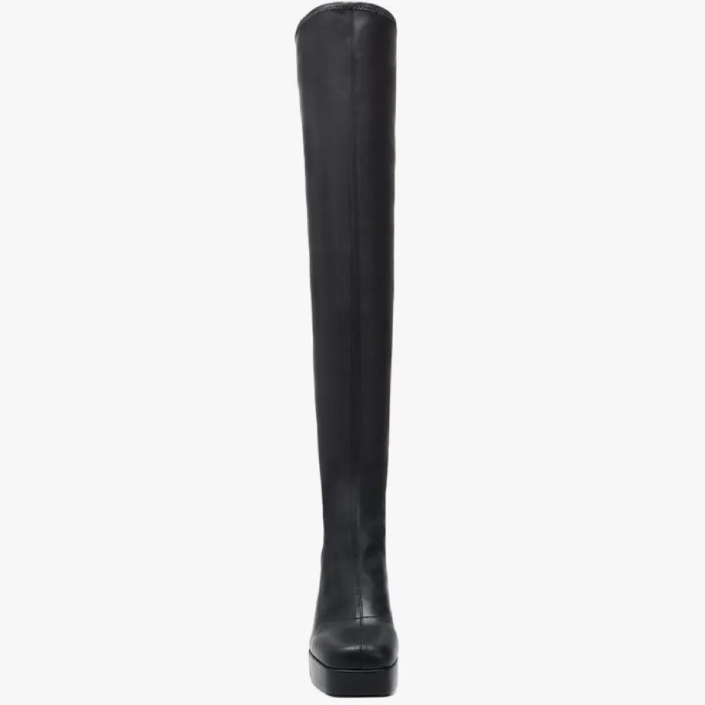 Katy Perry “The Uplift OTK Boot” Brown Platform Knee - Image 4