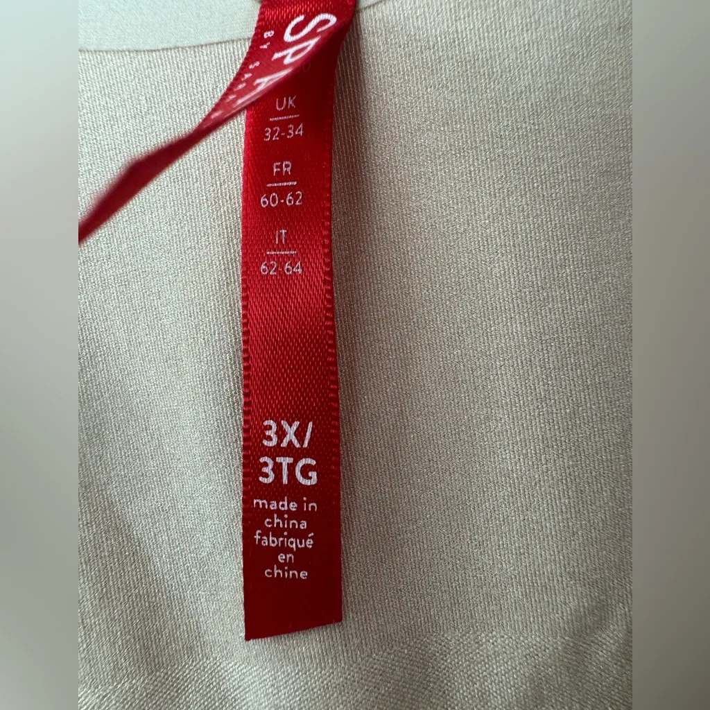 Spanx  Sculpt Women's Bodysuit OnCore Open-Bust‎ Mid-Thigh Soft Nude Size 3X - Image 6