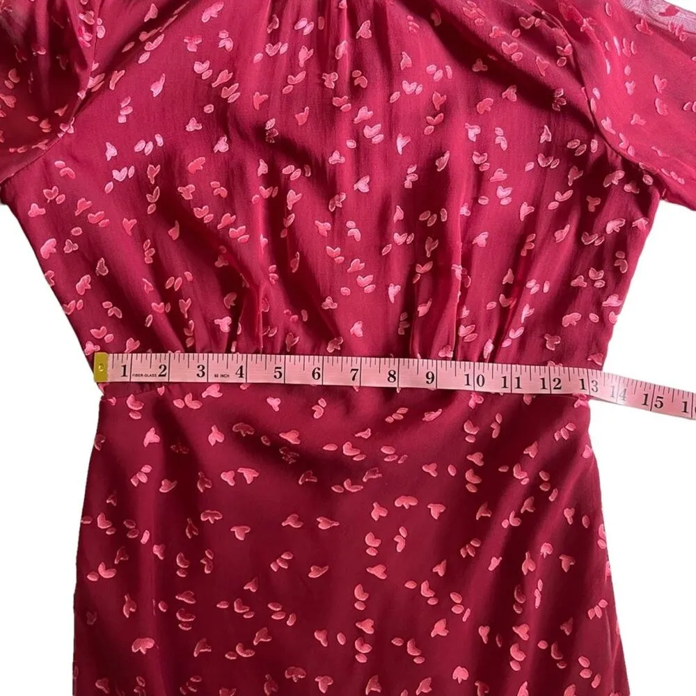 Whistles Falling Leaves Silk Dress NWT Size 2 - Image 14