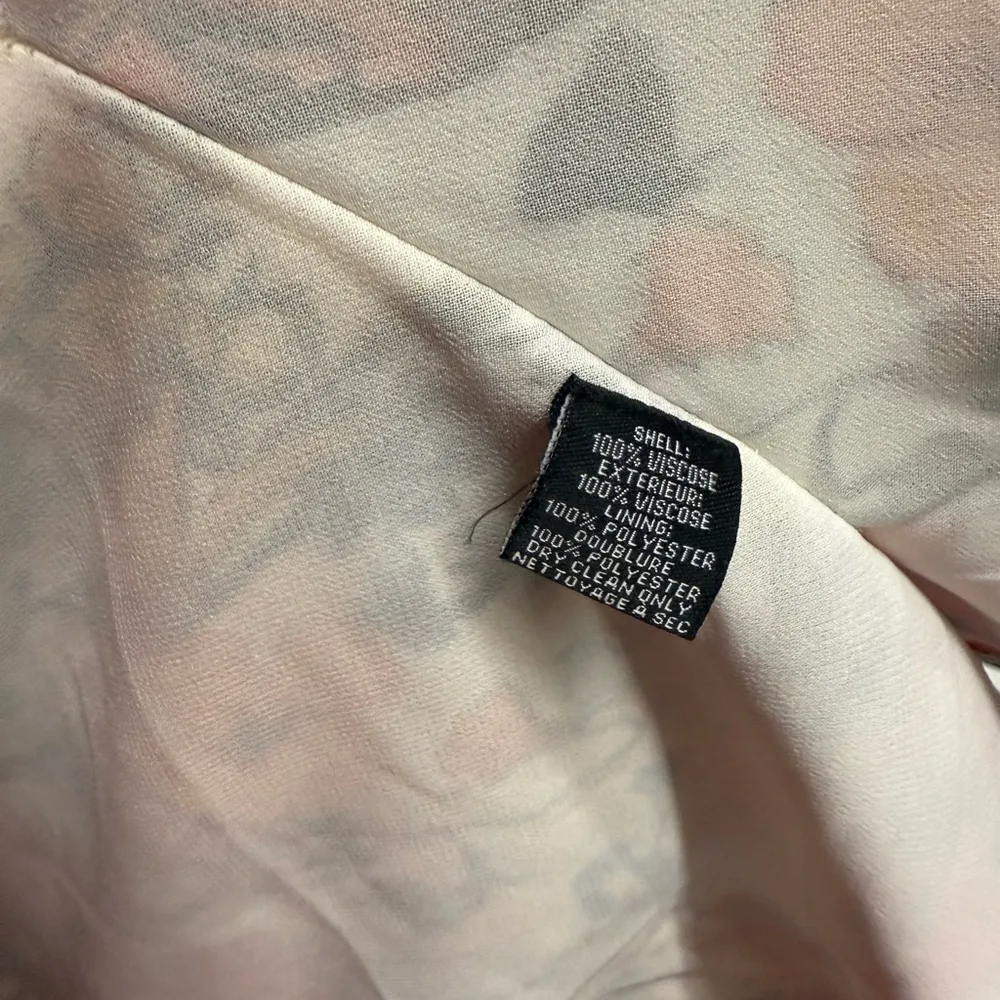 Feathers by Tolani Colorful Easter Floral One Size OSFM Short Kimono Cardigan Red - Image 2