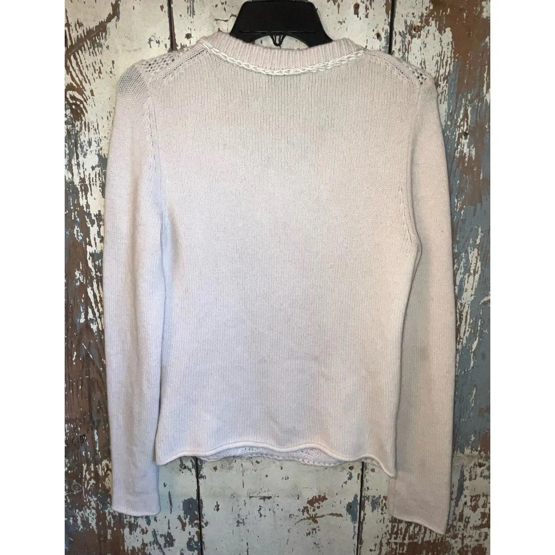 Allude Sweater, wool/cashmere blend, size Medium cream - Image 6