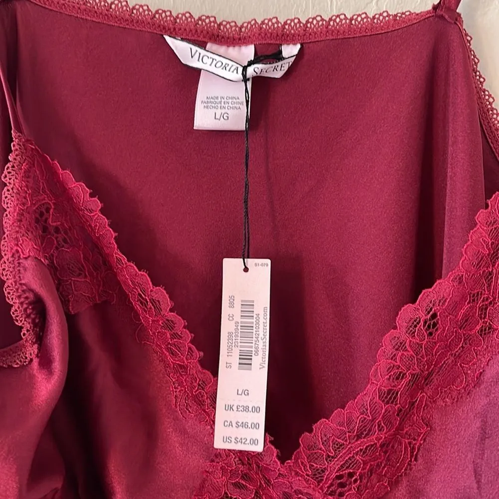 NWT Victoria Secret Tease Satin Lace-Trim - Image 4
