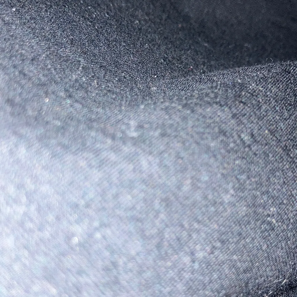 Black Long Sleeve SILK Wrap Top Size M - Image 9