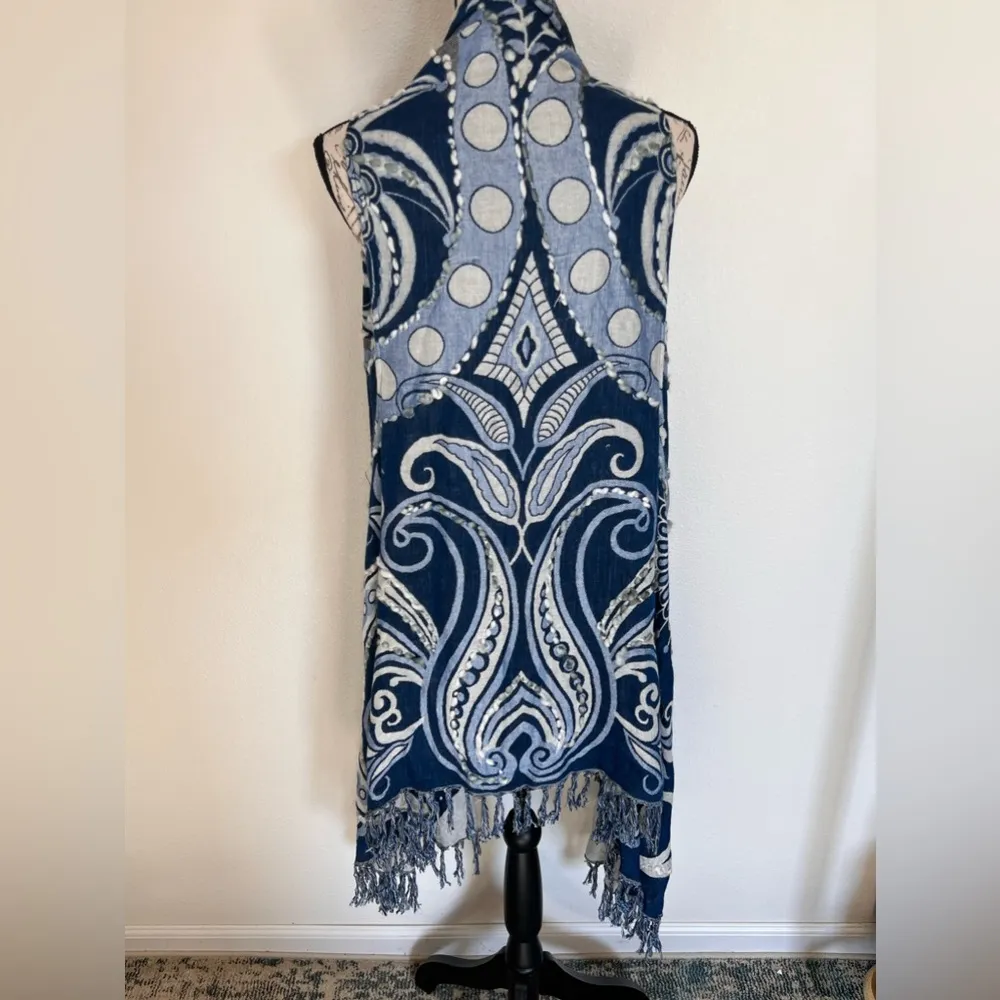 Soft Surroundings Fringe Reversible Vest ONE SIZE - Image 3