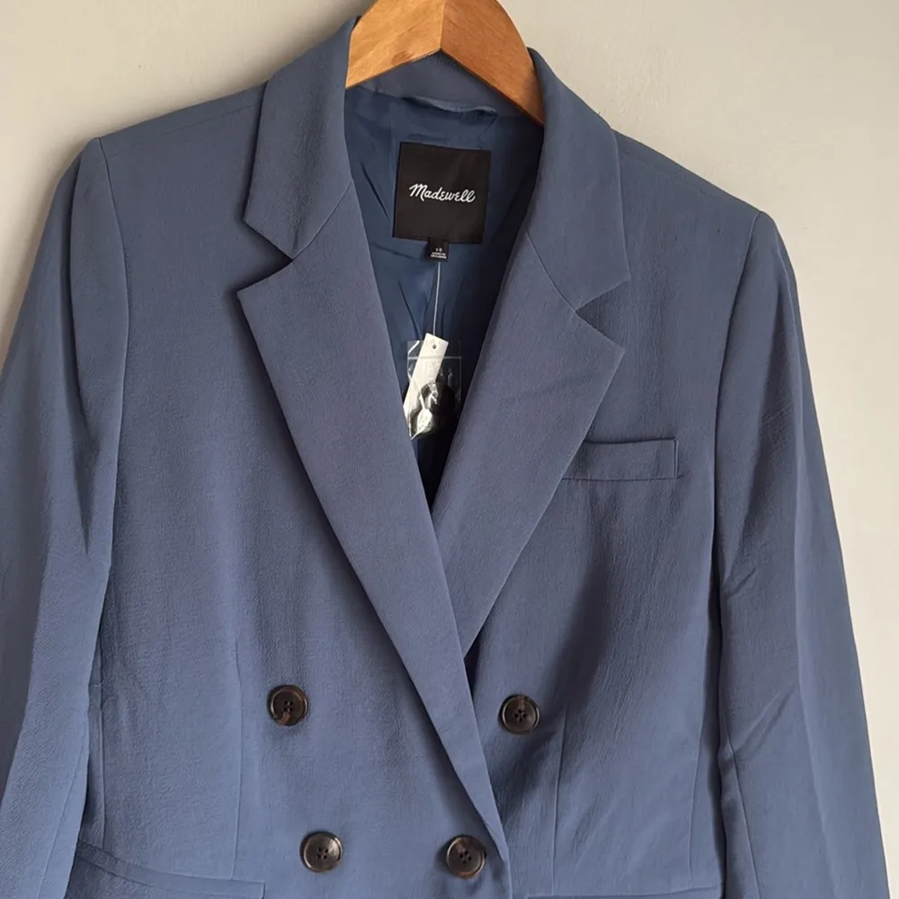 NEW Madewell The Rosedale Blazer in Crepe 10 - Image 6