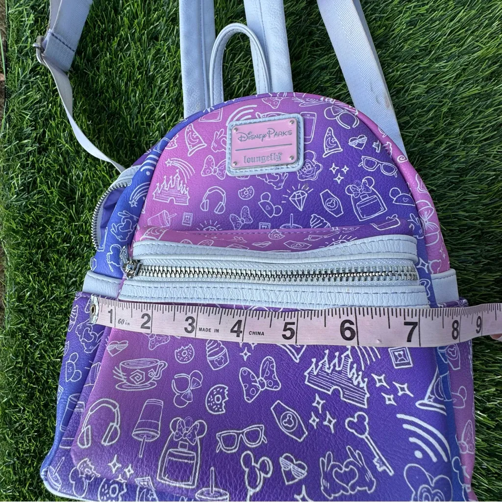 Loungefly Disney Parks Ombre Icons Mini Backpack - Image 12