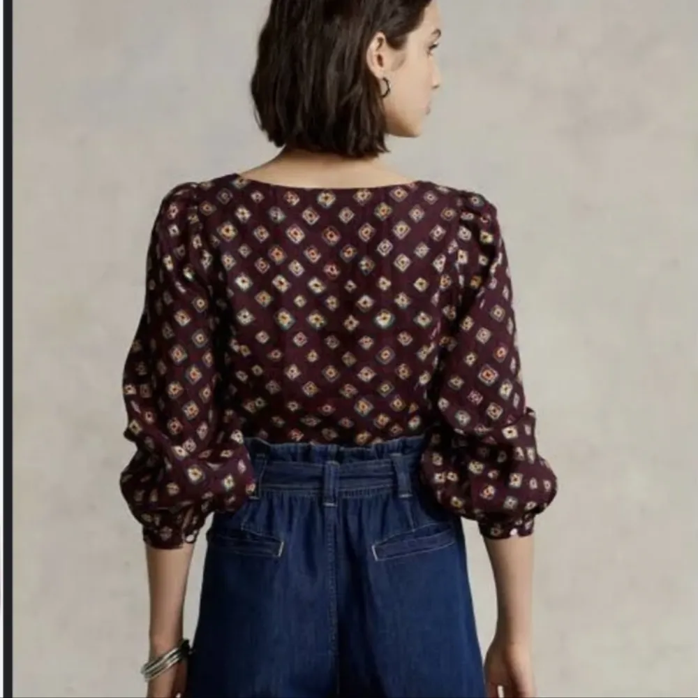 Polo Ralph Lauren linen top size 2 Green - Image 11