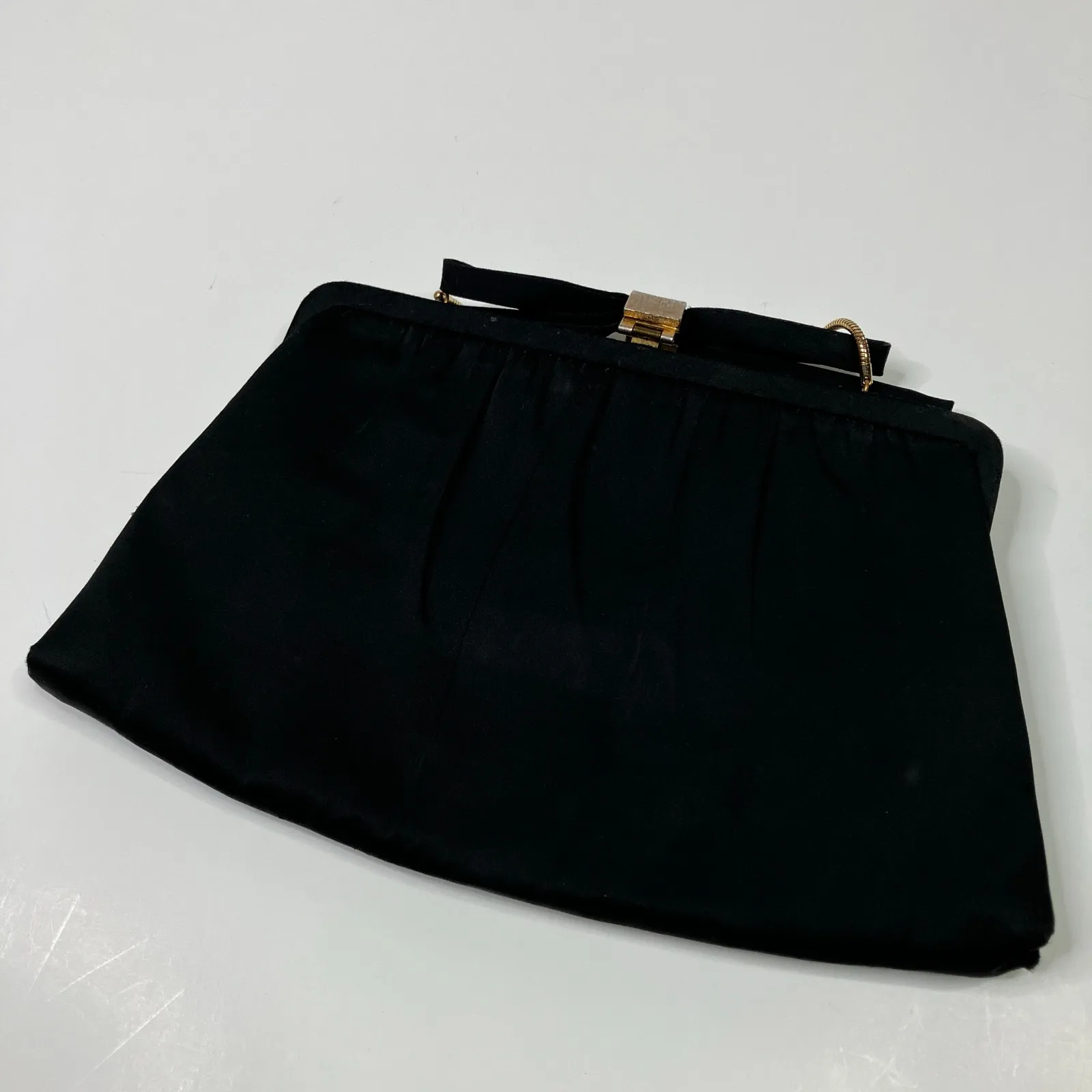 Vintage 1950's After Five by Land M Black Evening Bag Clutch Made in USA - Image 6