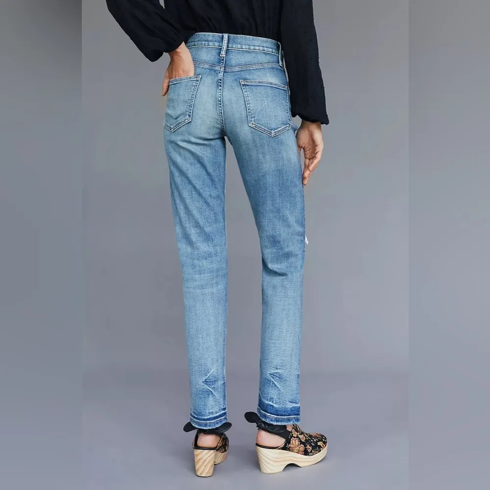 Anthropologie Pilcro The Selvedge Vintage Straight Denim Jeans Size 28 Petite - Image 3