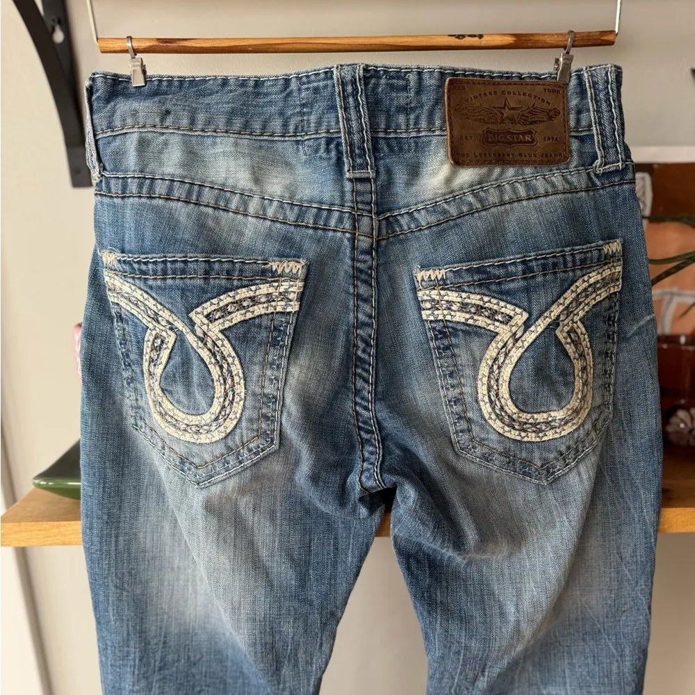 Buckle Big Star Orion Low Rise Embellished Western Bootcut Denim Jeans Size 29R - Image 10