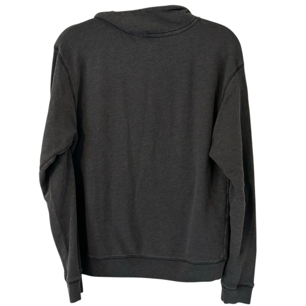 Gray Victoria’s Secret PINK Quarter Zip Up Crewneck Jacket Women’s Size Medium! - Image 2