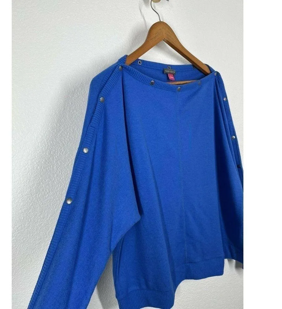 Vince Camuto Snap Button Dolman Sleeve Top - Image 4