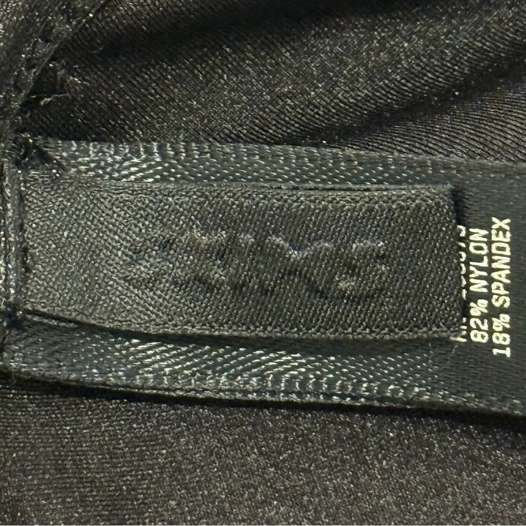 Skims Shine Jersey Long Dress XL Black Bodycon Midi Short Sleeve Minimal Chic - Image 11