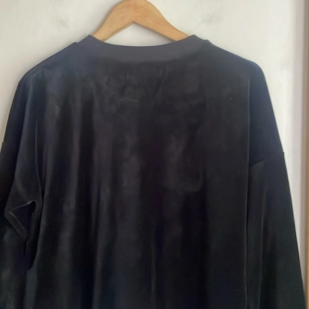 Anine Bing black velour sweatshirt - Image 13