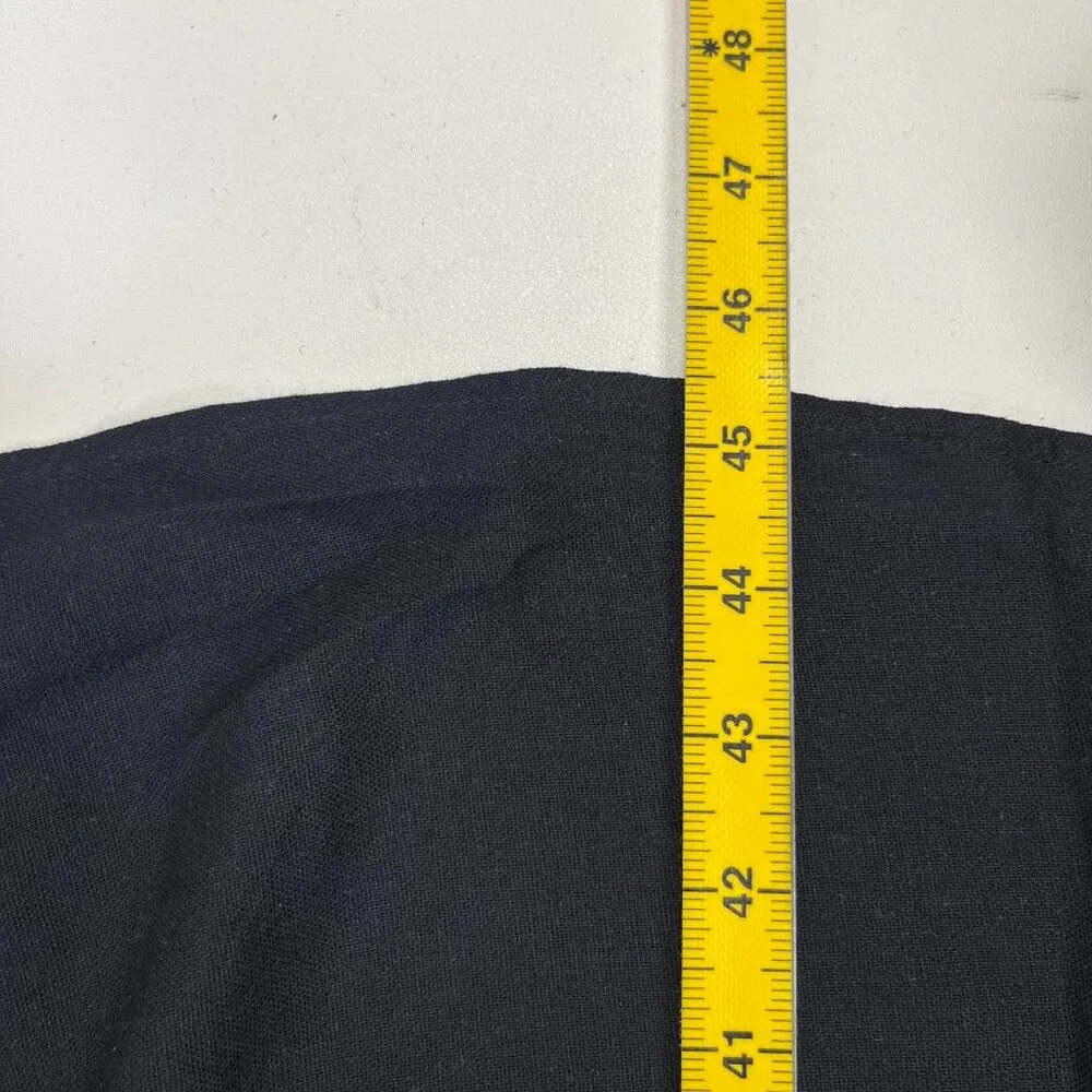 NWOT Farm Rio Linen Blend Black Sleeveless Maxi Dress Size S - Image 13