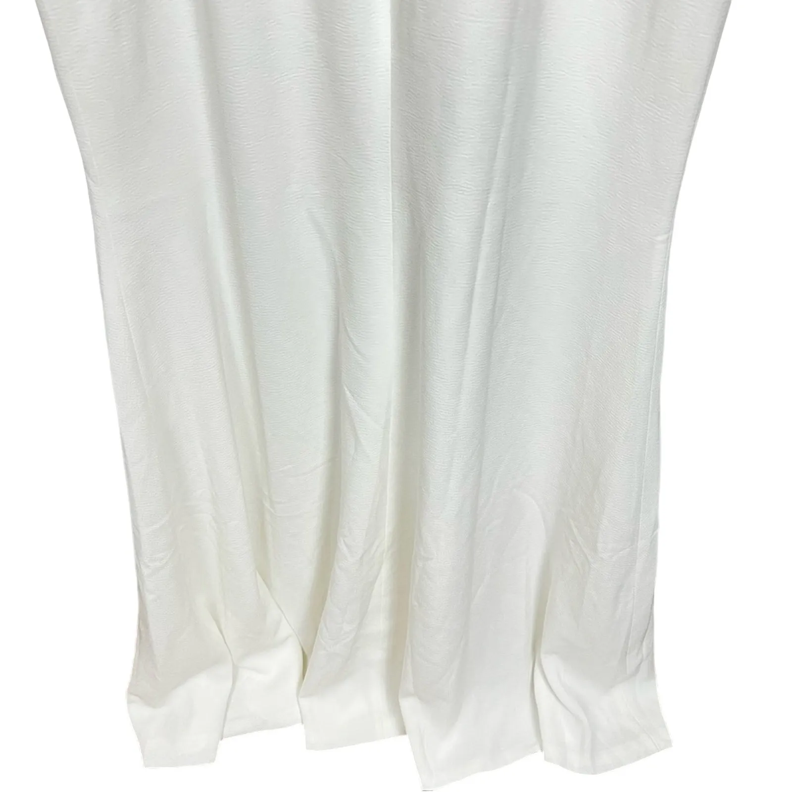 NWT Dress The Population Gracelyn Formal Thigh Slit Gown Off White Size Large - Image 13