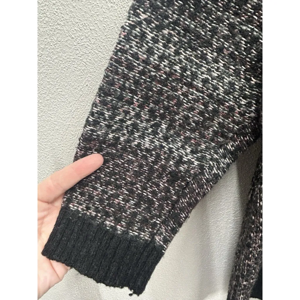 J. Jill Pure Jill Sweater M/L Petite Marled Chunky Knit Cowl Neck Dolman Sleeve - Image 5