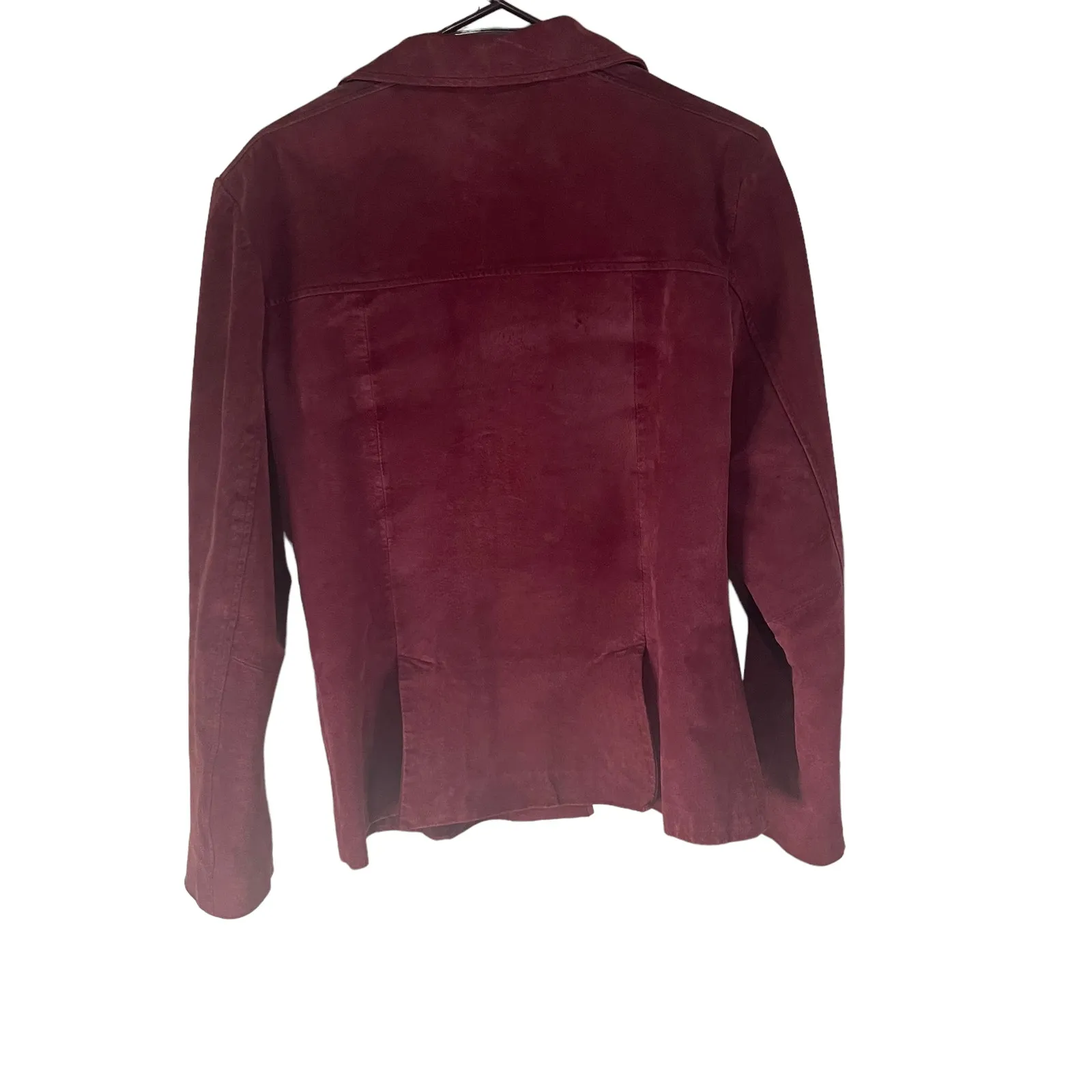 Bagatelle  Women's Size Large Vintage 90s Red‎ Leather Bomber Jacket - Image 4