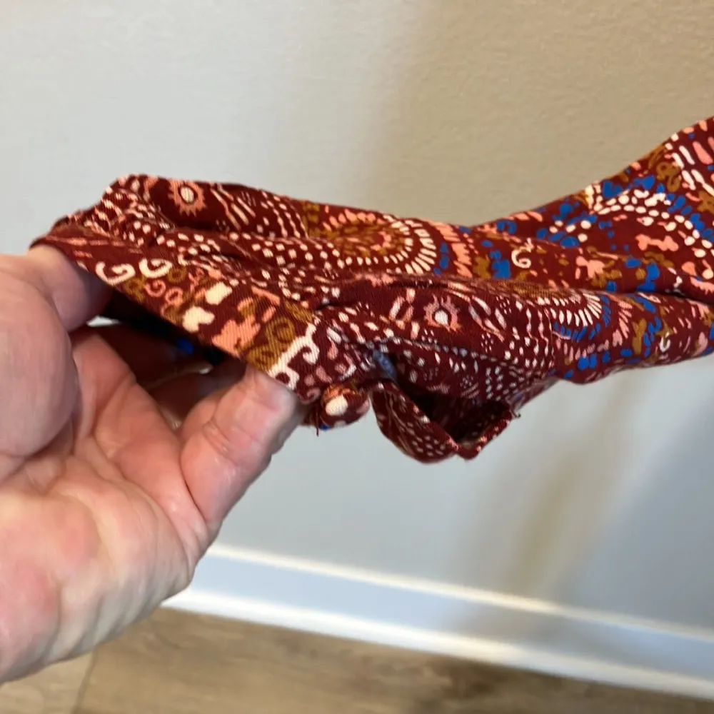 NWT Knox Rose boho drop sleeves button cuffs front covered button… - Image 2