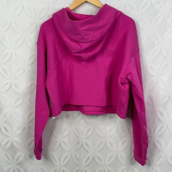 Lululemon All Yours Cropped Terry Hoodie Sonic Pink Plus Size‎ 18 NWT - Image 3