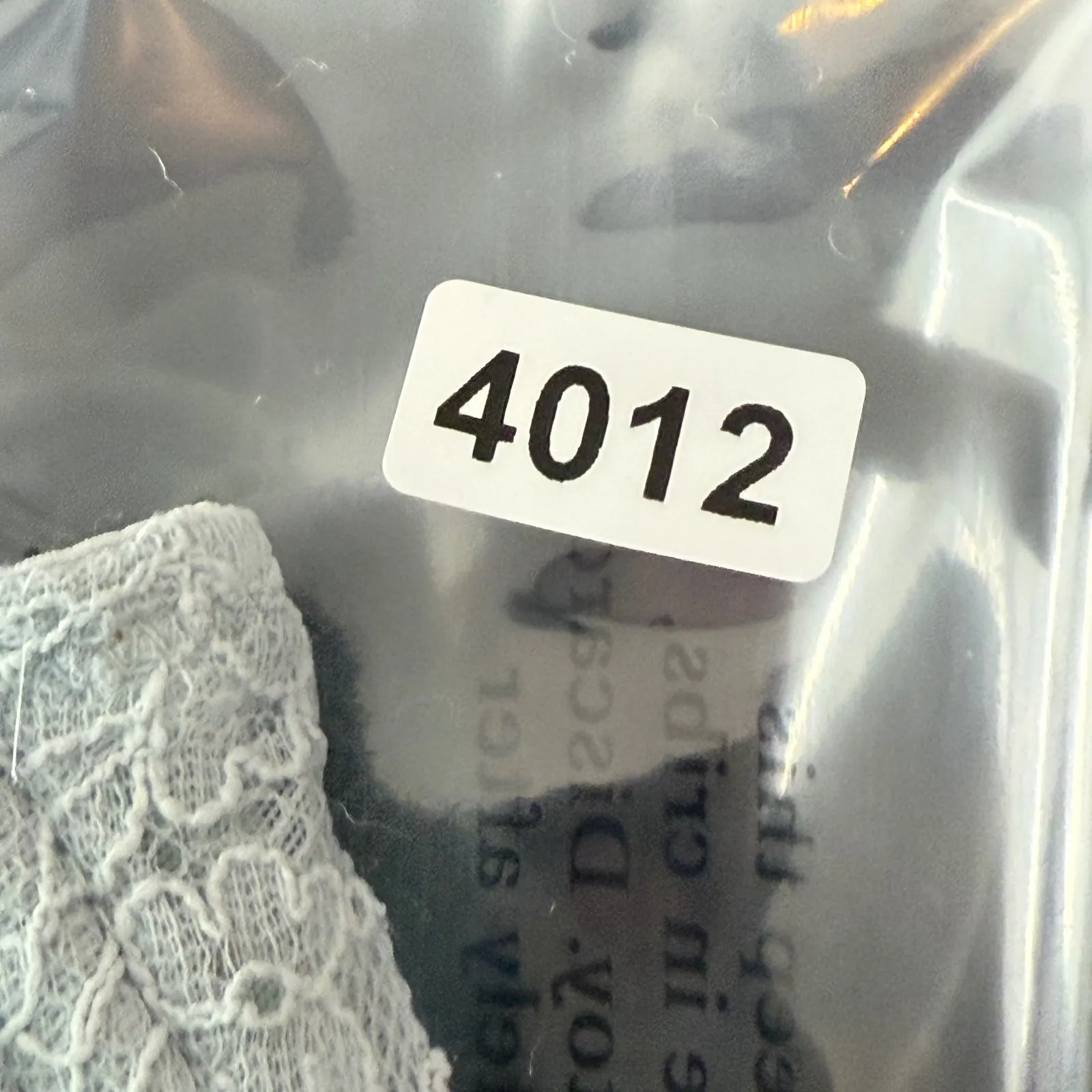 Victoria's‎ Secret PINK 32C Blue Lace Rhinestone Embellished Bra READ - Image 5