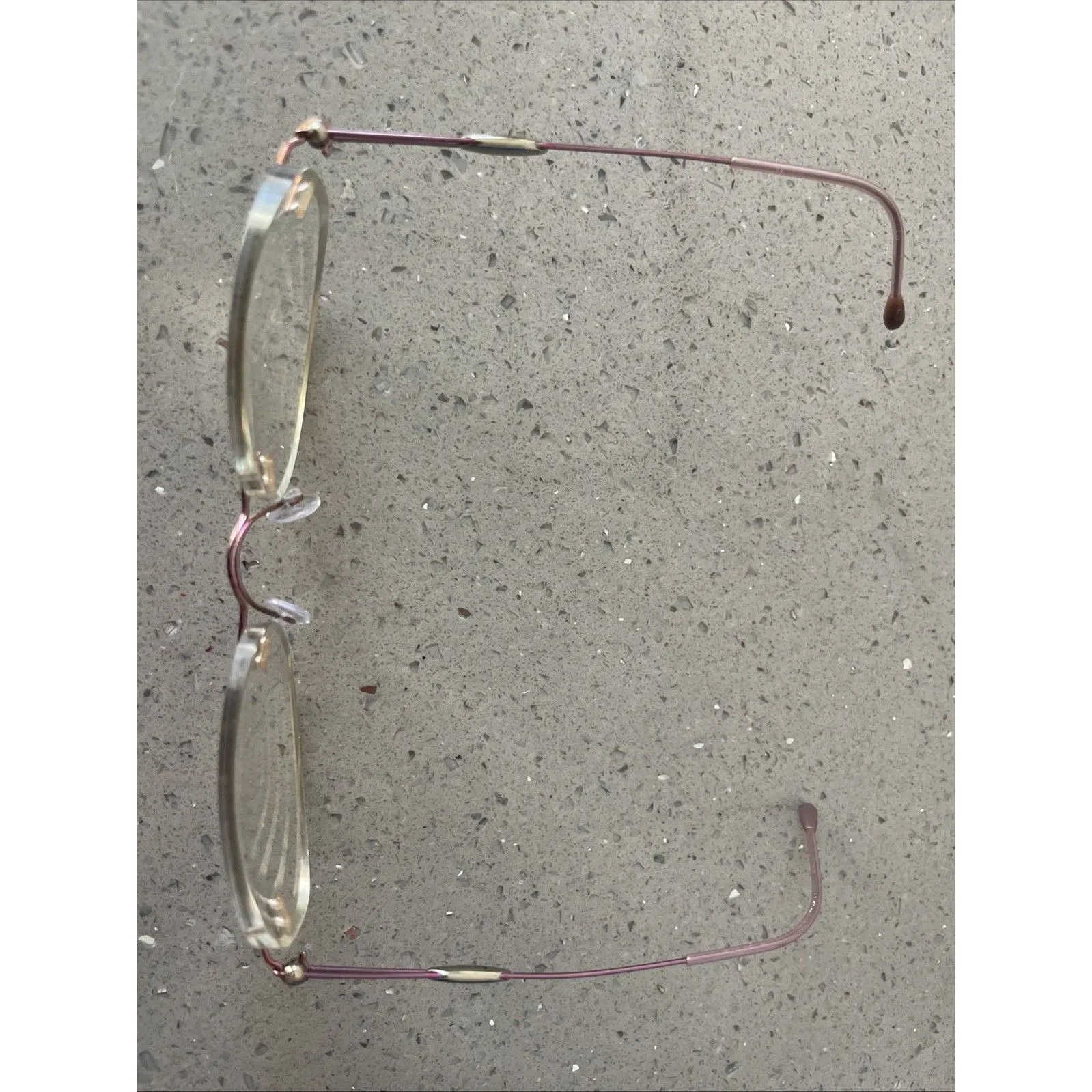 Silhouette Titan 135 Women’s Pink Purple Rimless Eyeglass Frames ONLY - Image 2