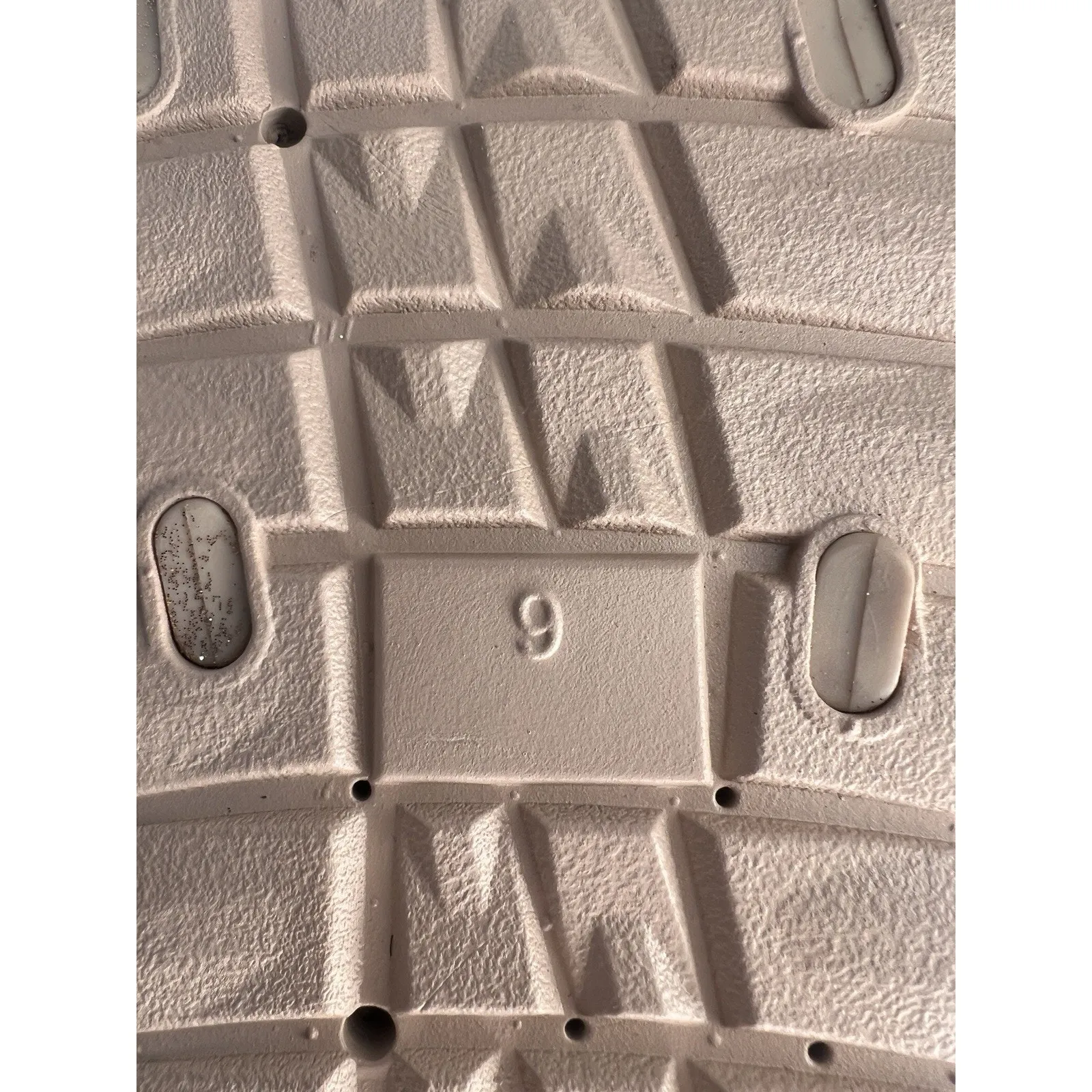 Girl MIA Nude Gold Glitter Rhinestone Sandal Slides Size 9 - Image 8