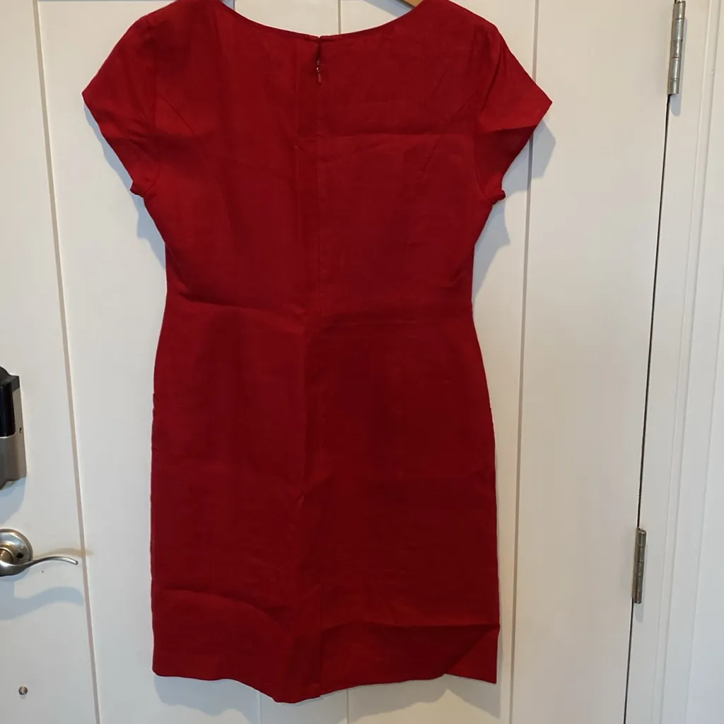 Talbots Irish Linen shift Dress size 6 petite - Image 6