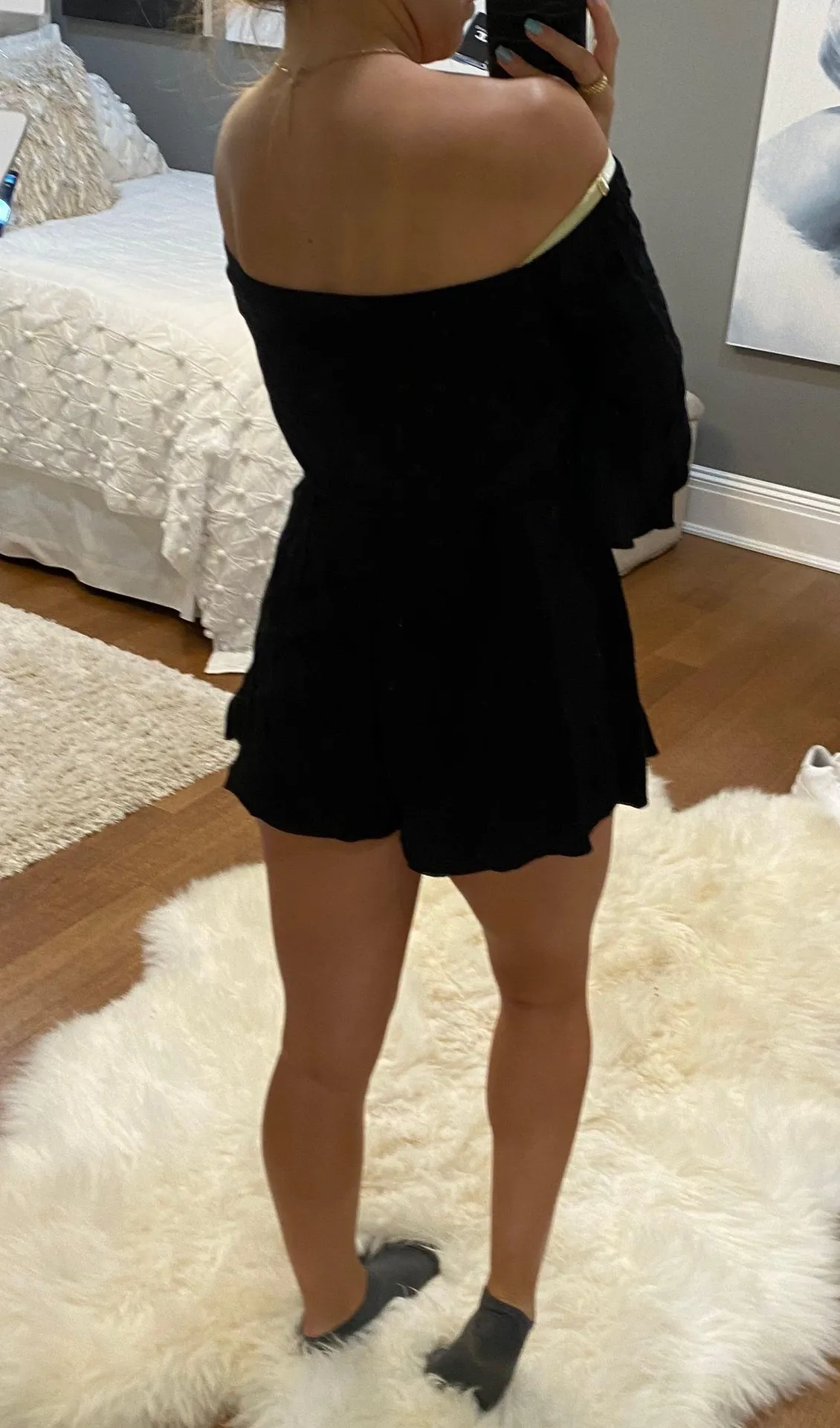 Black Romper Size M - Image 4