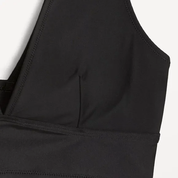 Matte Longline Bikini Swim Top L - Image 4