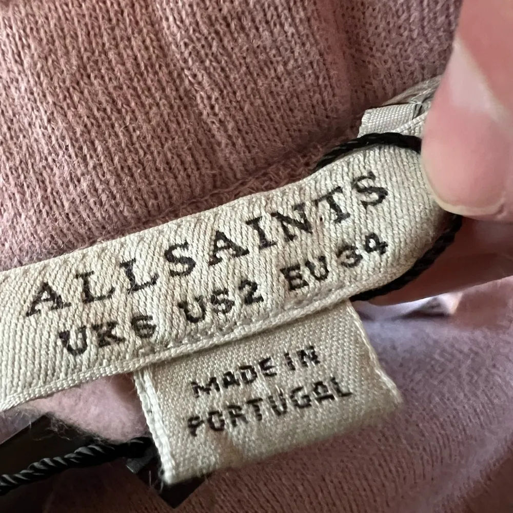 AllSaints Lucia Sweatpants Jogger Pants Morning Mauve Loungewear NWT Size 2 - Image 6