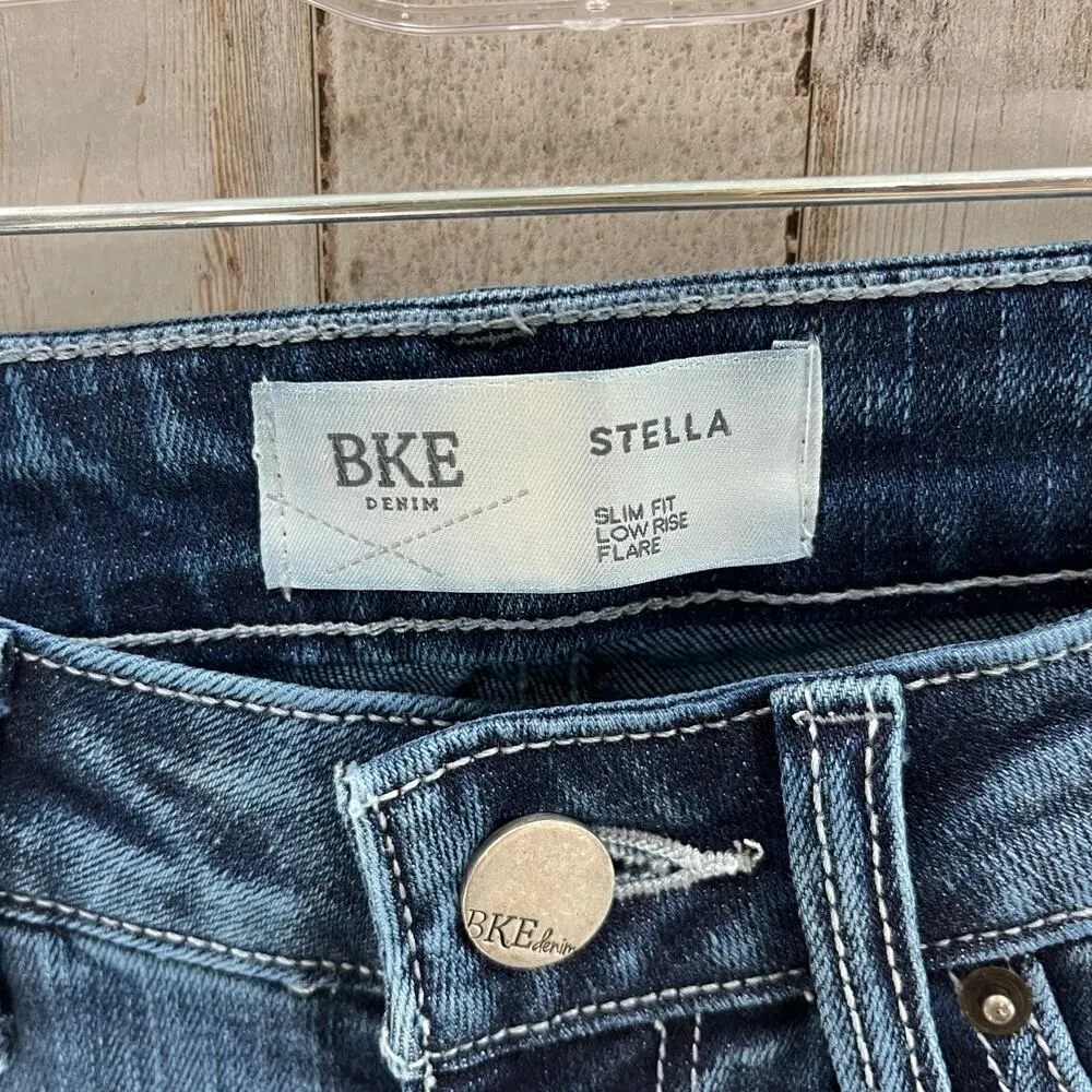 BKE Buckle Stella Low Rise Slim Fit Flare Jeans Western Festival Womens 25/0 - Image 2