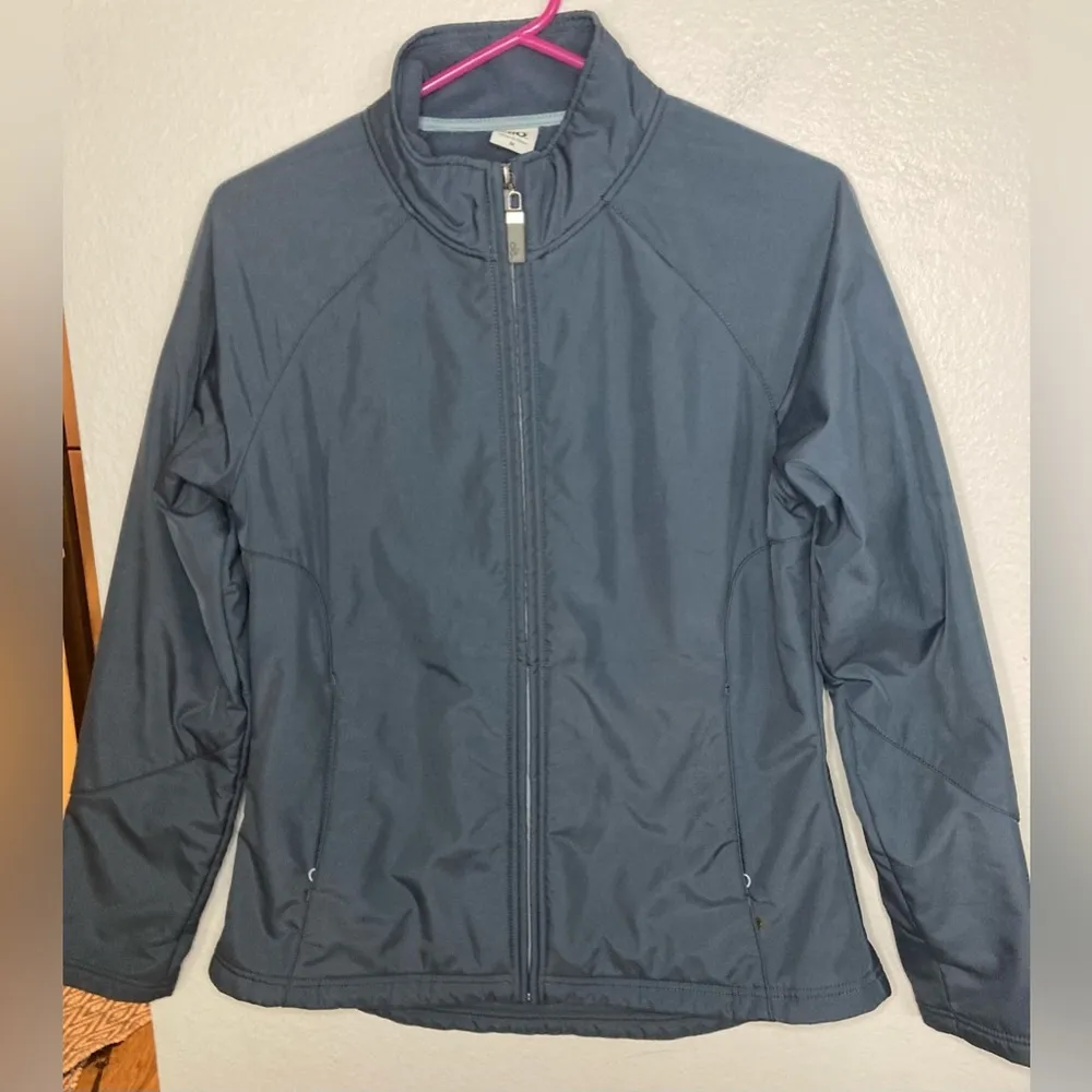 Alo Yoga Alo Gray Fleece Lined Softshell Jacket Size Medium - Image 4