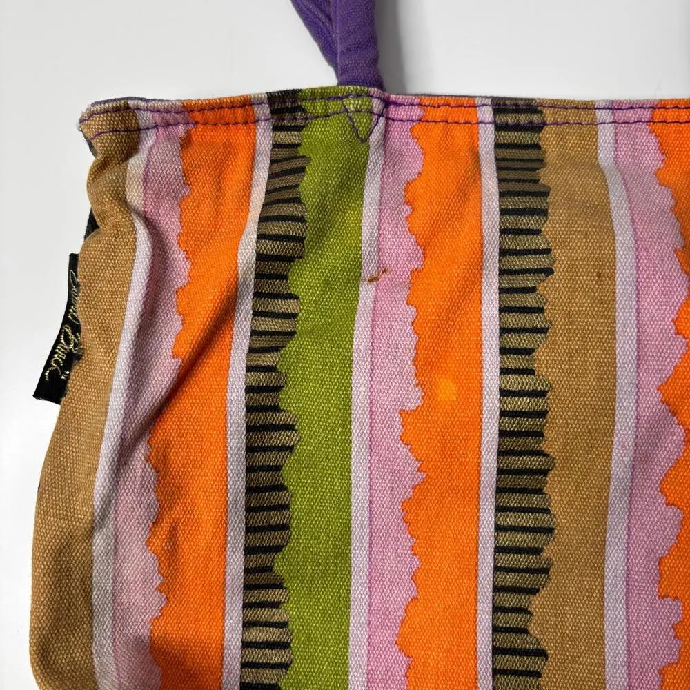 Laurel Burch Rainbow Horse Bag Purse Art ***FOR REPAIR, PARTS, PROJECT, CRAFTING - Image 4