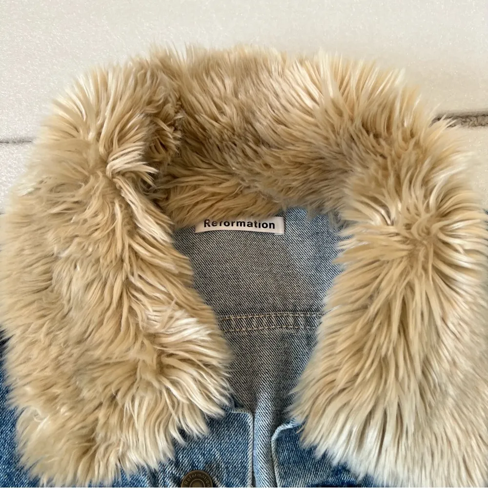 Reformation  Aussie Jean Jacket - Image 3