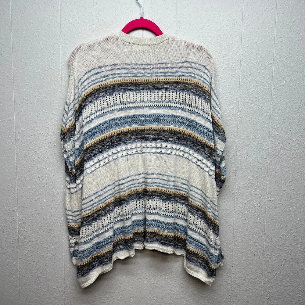 Lovestitch Oversized Knit Womens Sweater S/M Bohemian Hippie Coastal Gardecore - Image 7